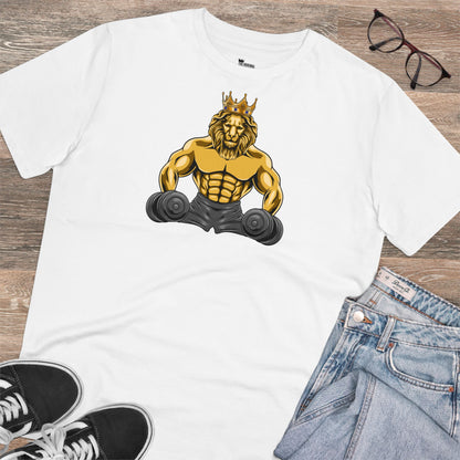 MUSCLE LION (loyal) Organic T-shirt