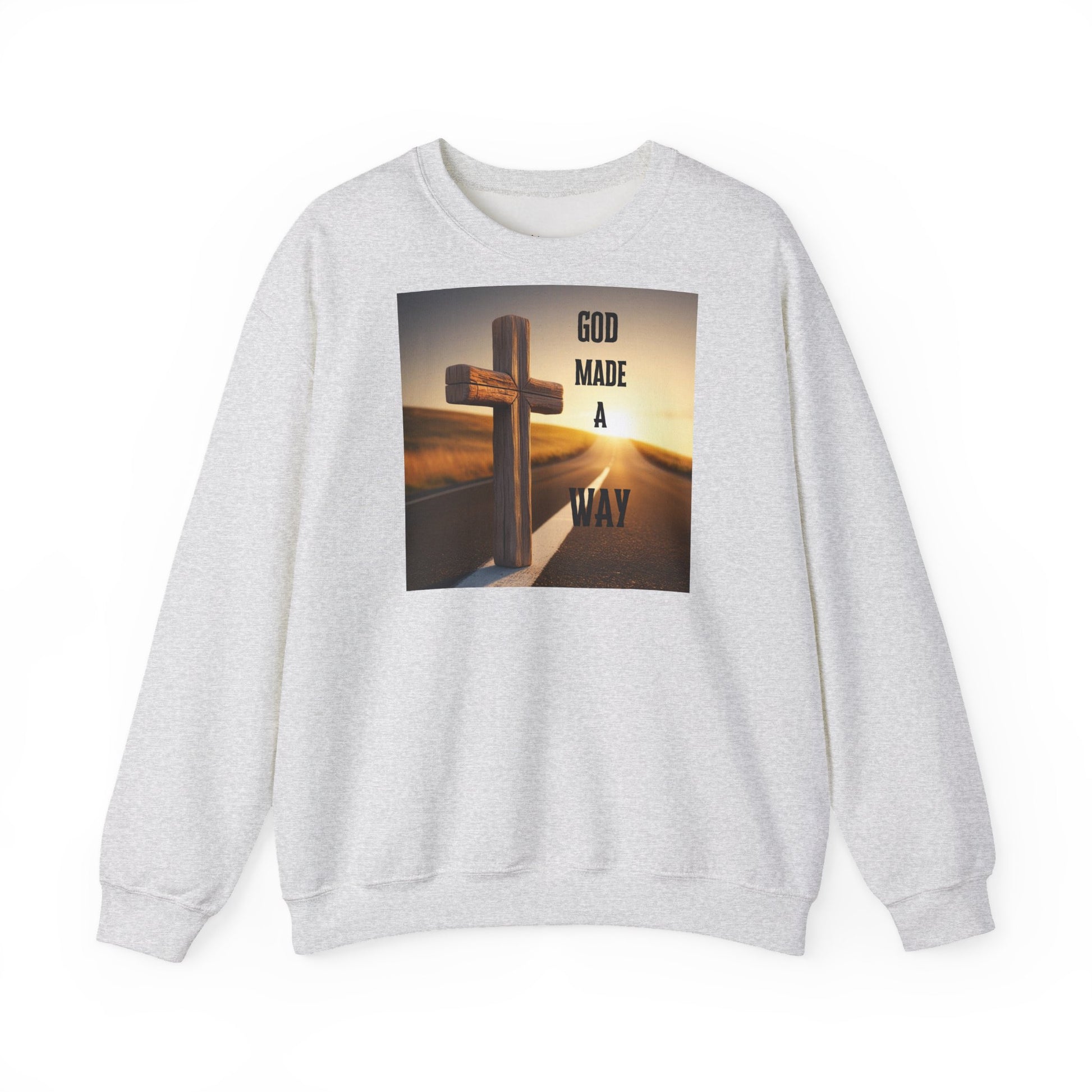 LÍNEAS ATREVIDAS – Sudadera cristiana unisex de cuello redondo | La original: ropa de fe con propósito