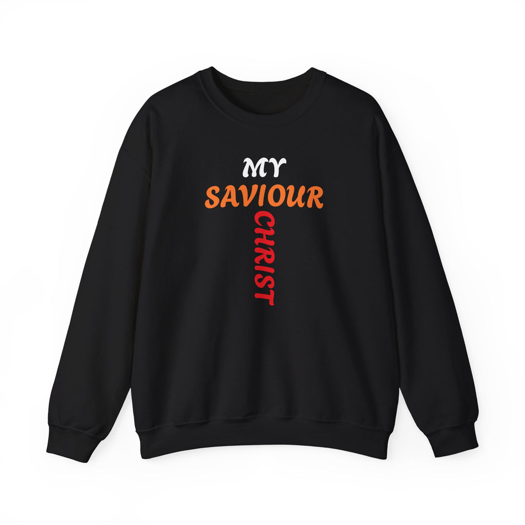 Sudadera con cuello redondo cristiana nacida de nuevo - Unisex CROSS