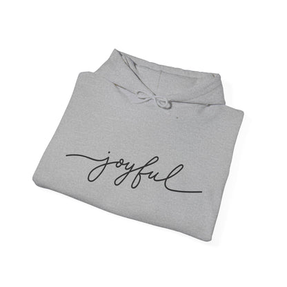 Joyful Hooded Sweatshirt - Comfy Casual Wear for Everyday Happiness