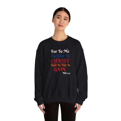 Born Again Christian Crewneck Sweatshirt - Unisex