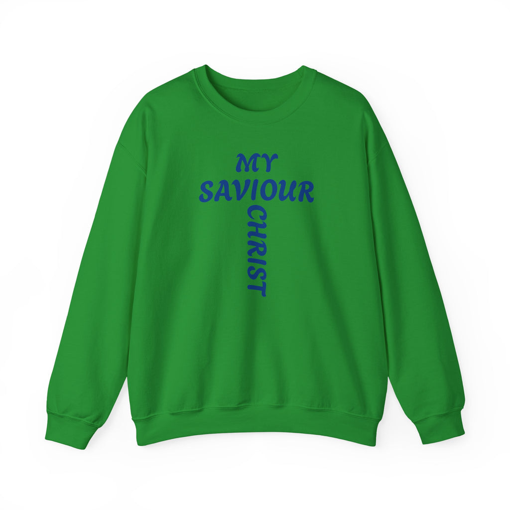 Sudadera con cuello redondo cristiana nacida de nuevo - Unisex CROSS