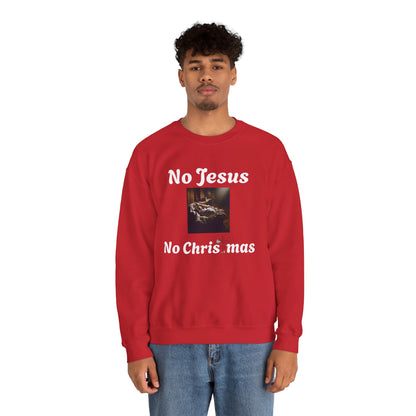 No Jesus No Christmas Crewneck Sweatshirt