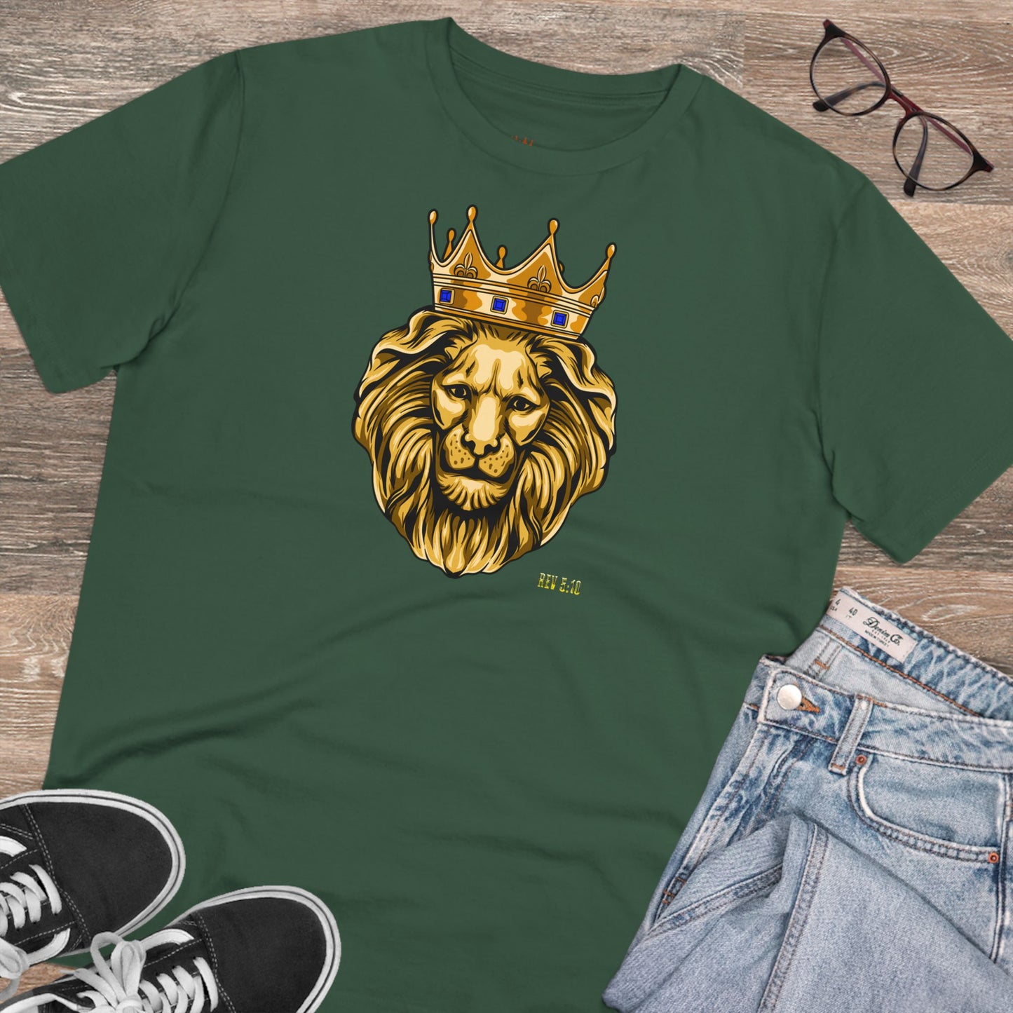 Camiseta orgánica LEÓN DE ORO