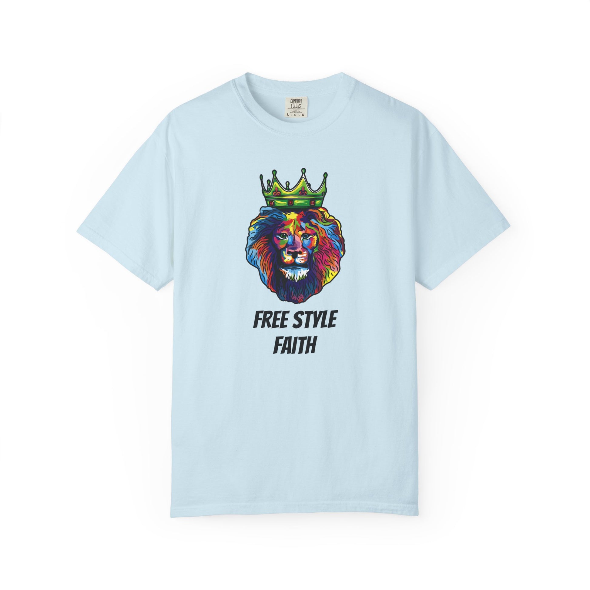 COLOR LION T-Shirt — "Free Style Faith" Colorful Tee - The Original
