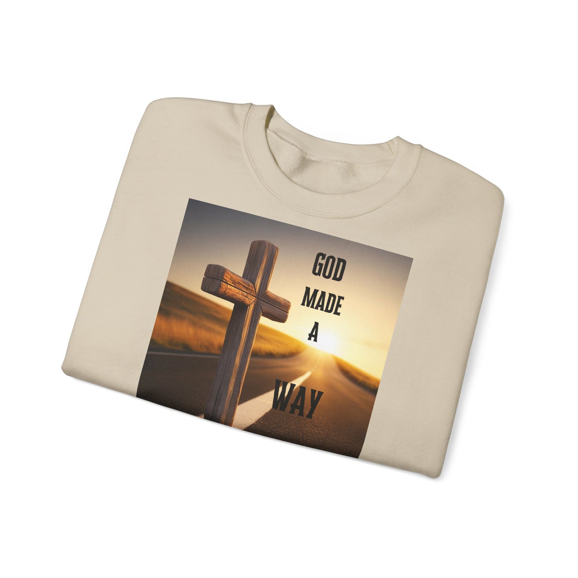 LÍNEAS ATREVIDAS – Sudadera cristiana unisex de cuello redondo | La original: ropa de fe con propósito