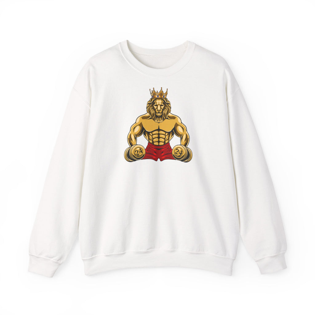 MUSCLE LION 24 Sweatshirt - be strong and courages through all seasons