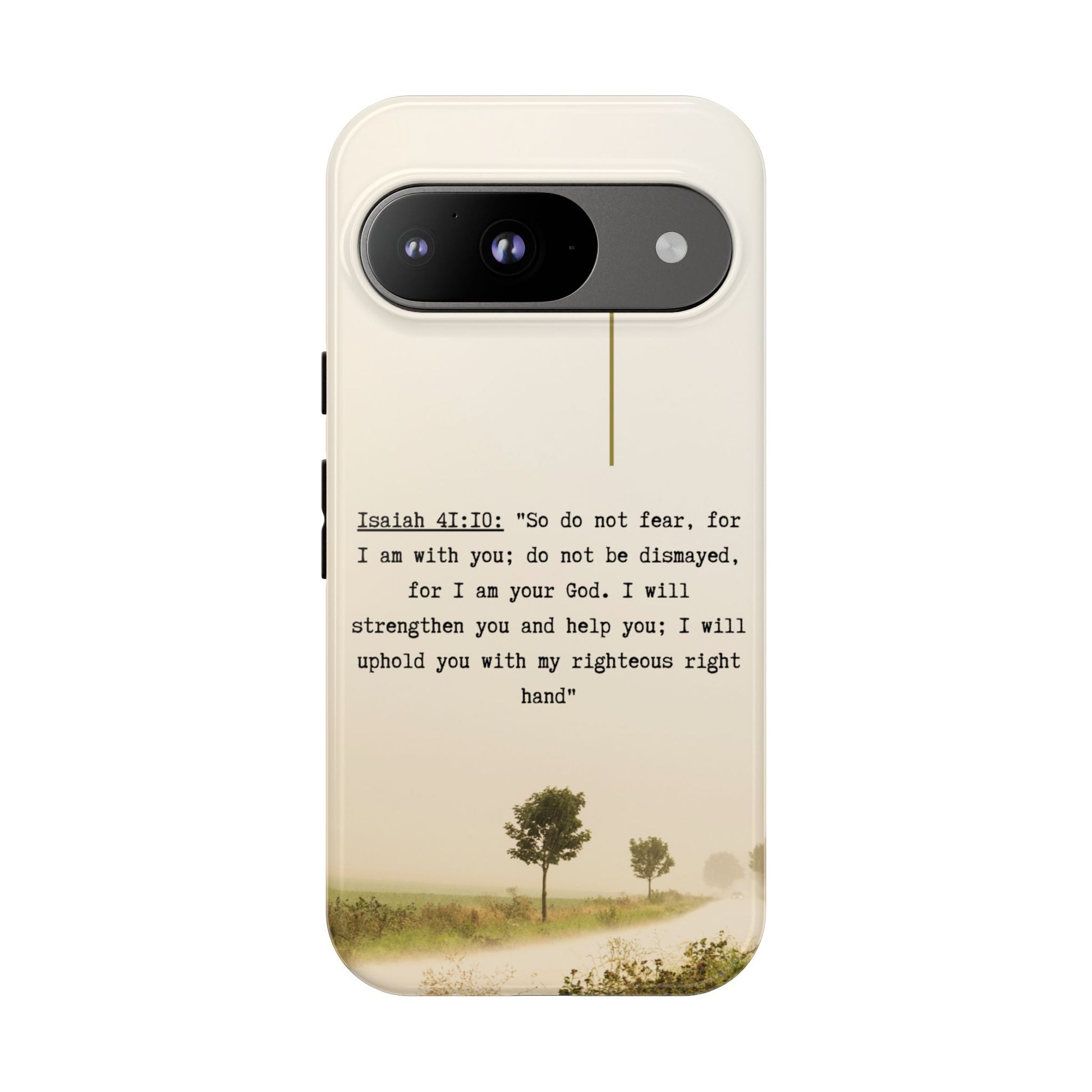 Christian Cross Phone Case with Isaiah 41:10 —The Original, Inspirational Protective iPhone Cover