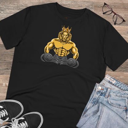 MUSCLE LION (loyal) Organic T-shirt