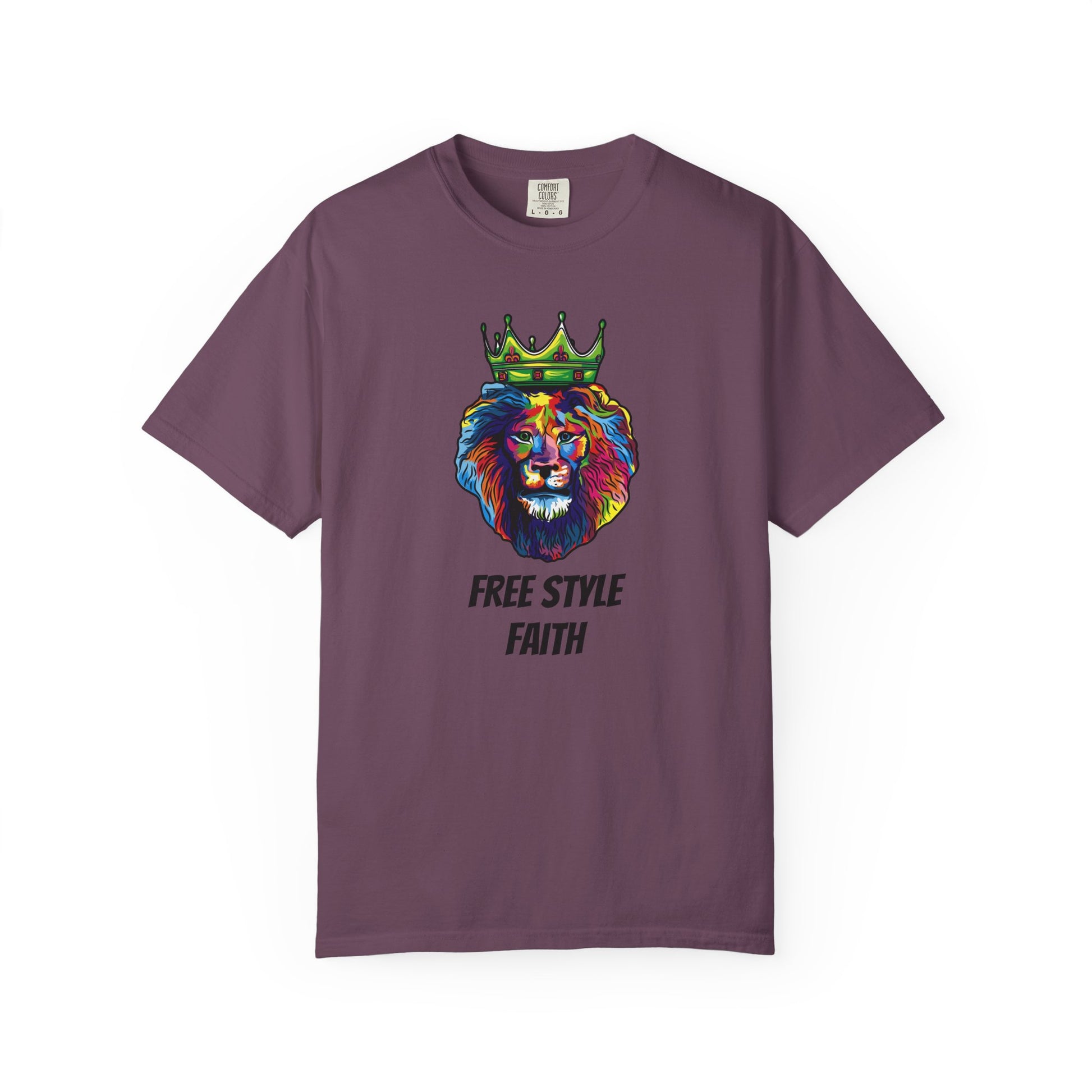 COLOR LION T-Shirt — "Free Style Faith" Colorful Tee - The Original