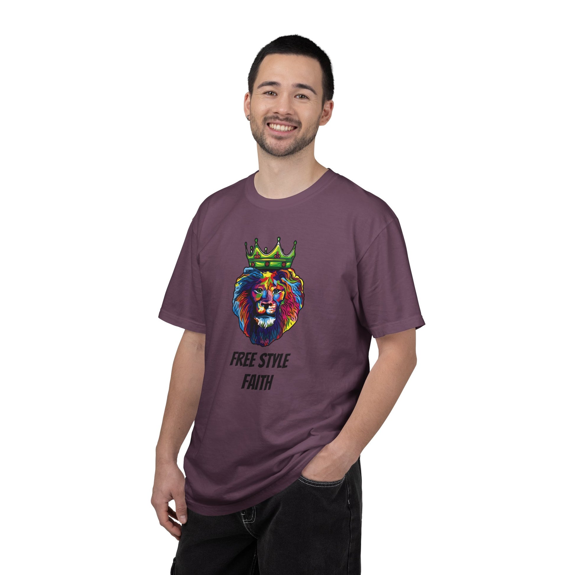 COLOR LION T-Shirt — "Free Style Faith" Colorful Tee - The Original