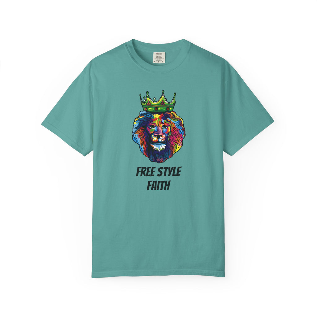 COLOR LION T-Shirt — "Free Style Faith" Colorful Tee - The Original