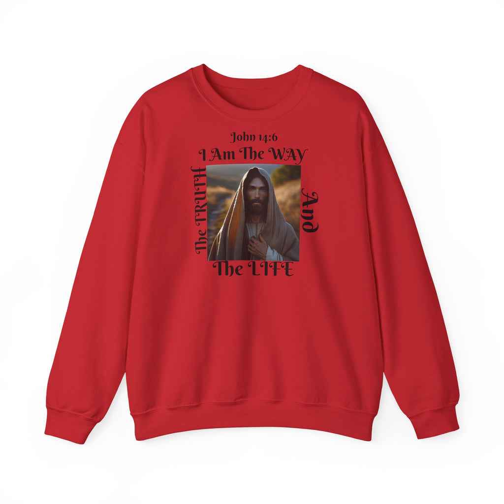 BOLD LINES: The Way Unisex Sweatshirt | The Original - faithwear - streetwear with purpose