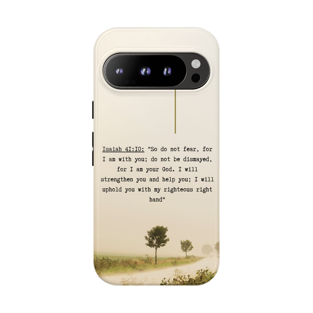 Christian Cross Phone Case with Isaiah 41:10 —The Original, Inspirational Protective iPhone Cover