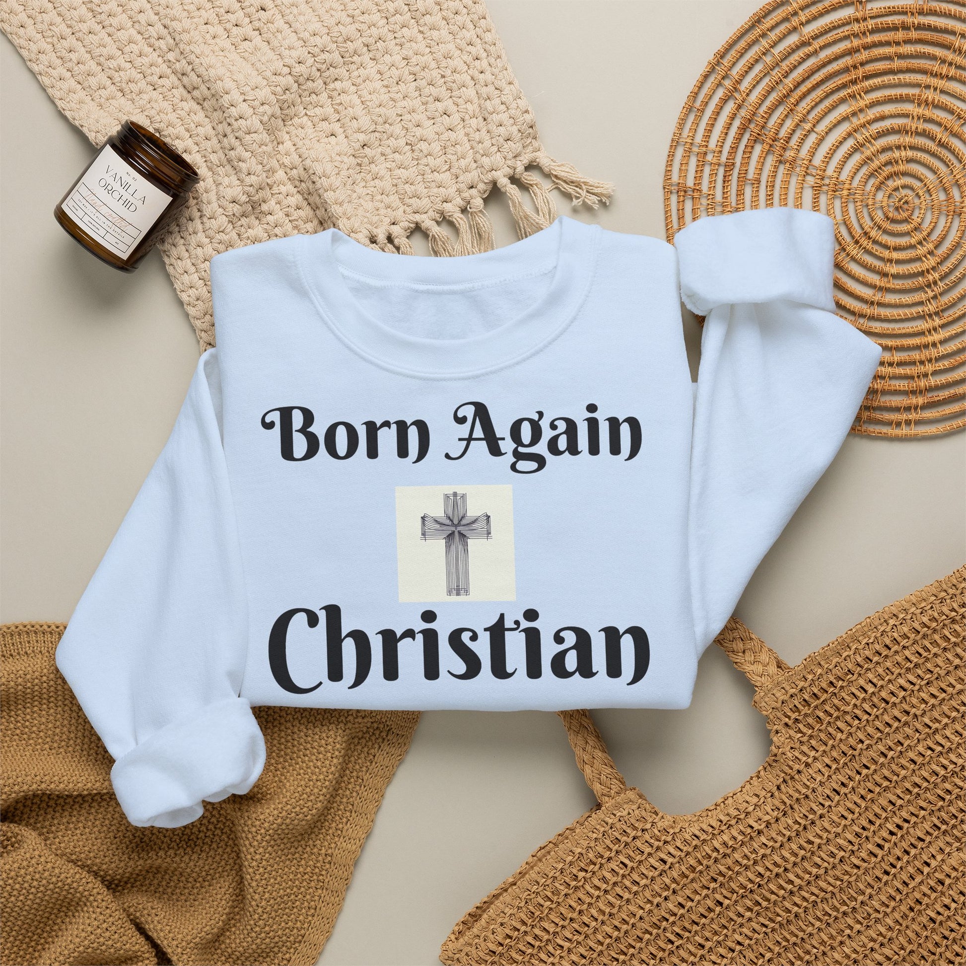 LÍNEAS ATREVIDAS: Nacido de Nuevo – Sudadera Cristiana Unisex | La Original
