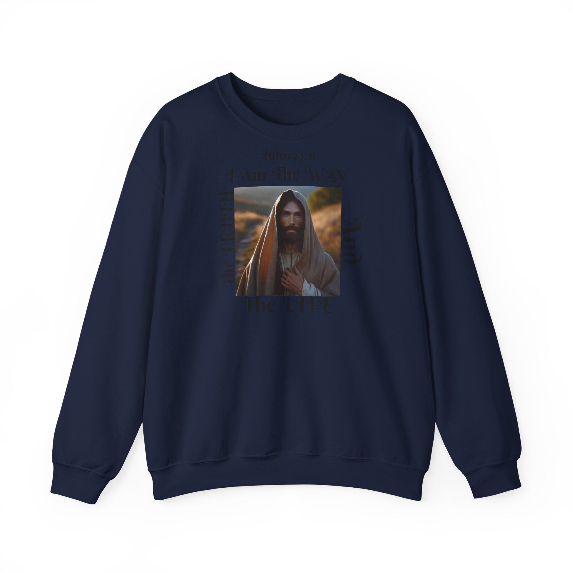 BOLD LINES: The Way Unisex Sweatshirt | The Original - faithwear - streetwear with purpose