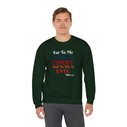 Born Again Christian Crewneck Sweatshirt - Unisex