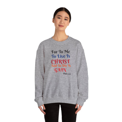 Born Again Christian Crewneck Sweatshirt - Unisex