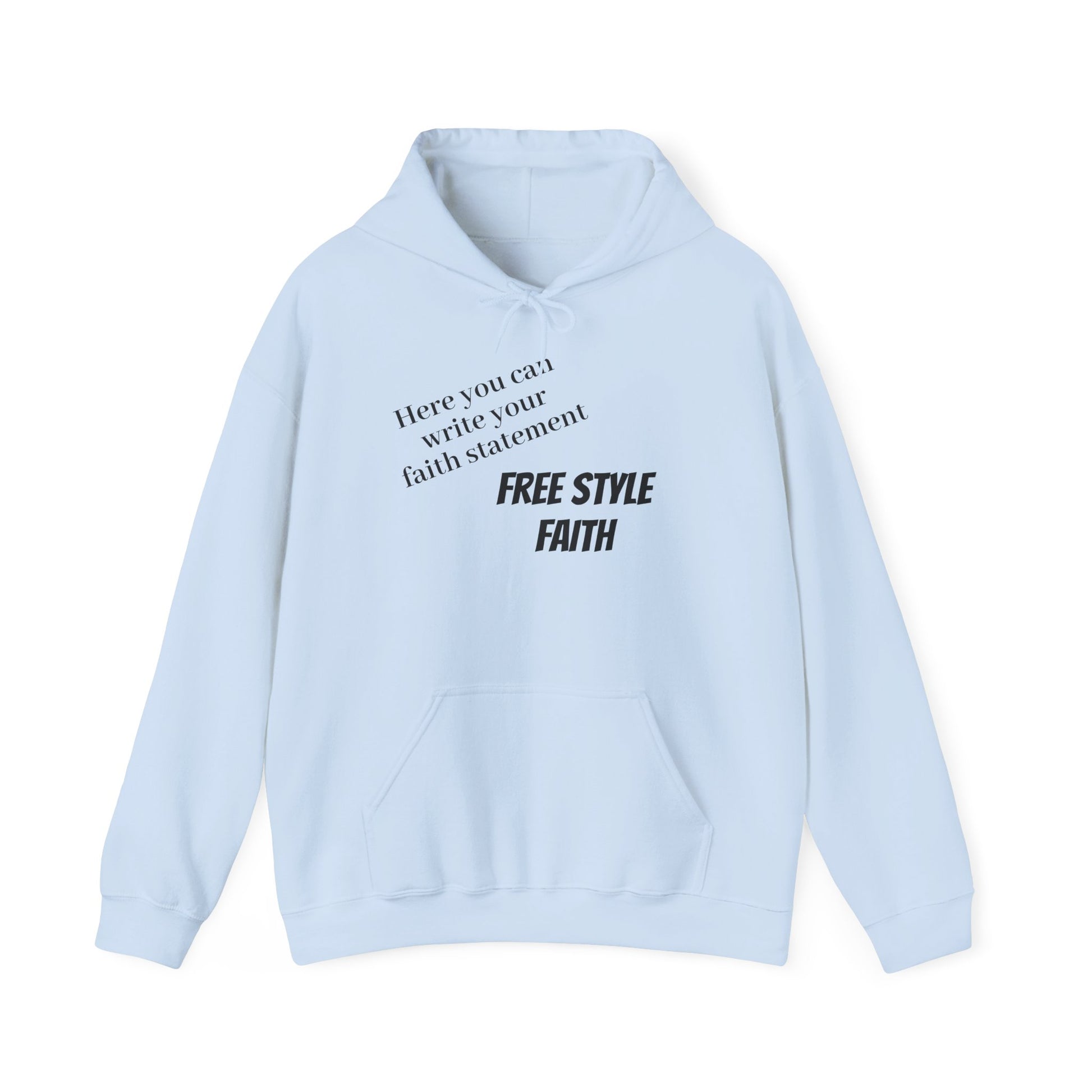 FREE STYLE FAITH Custom kristen Sweatshirt – The Original – faithwear – streetwear with purpose
