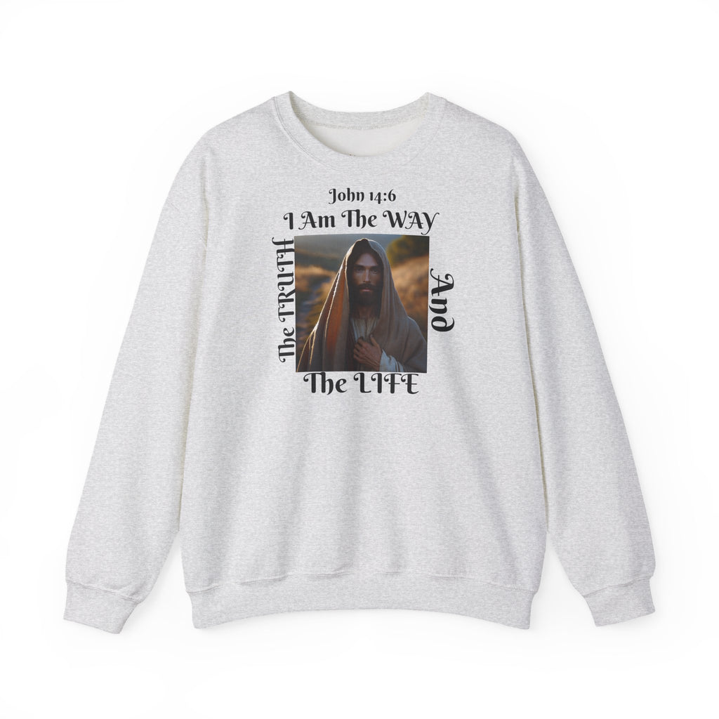 BOLD LINES: The Way Unisex Sweatshirt | The Original - faithwear - streetwear with purpose