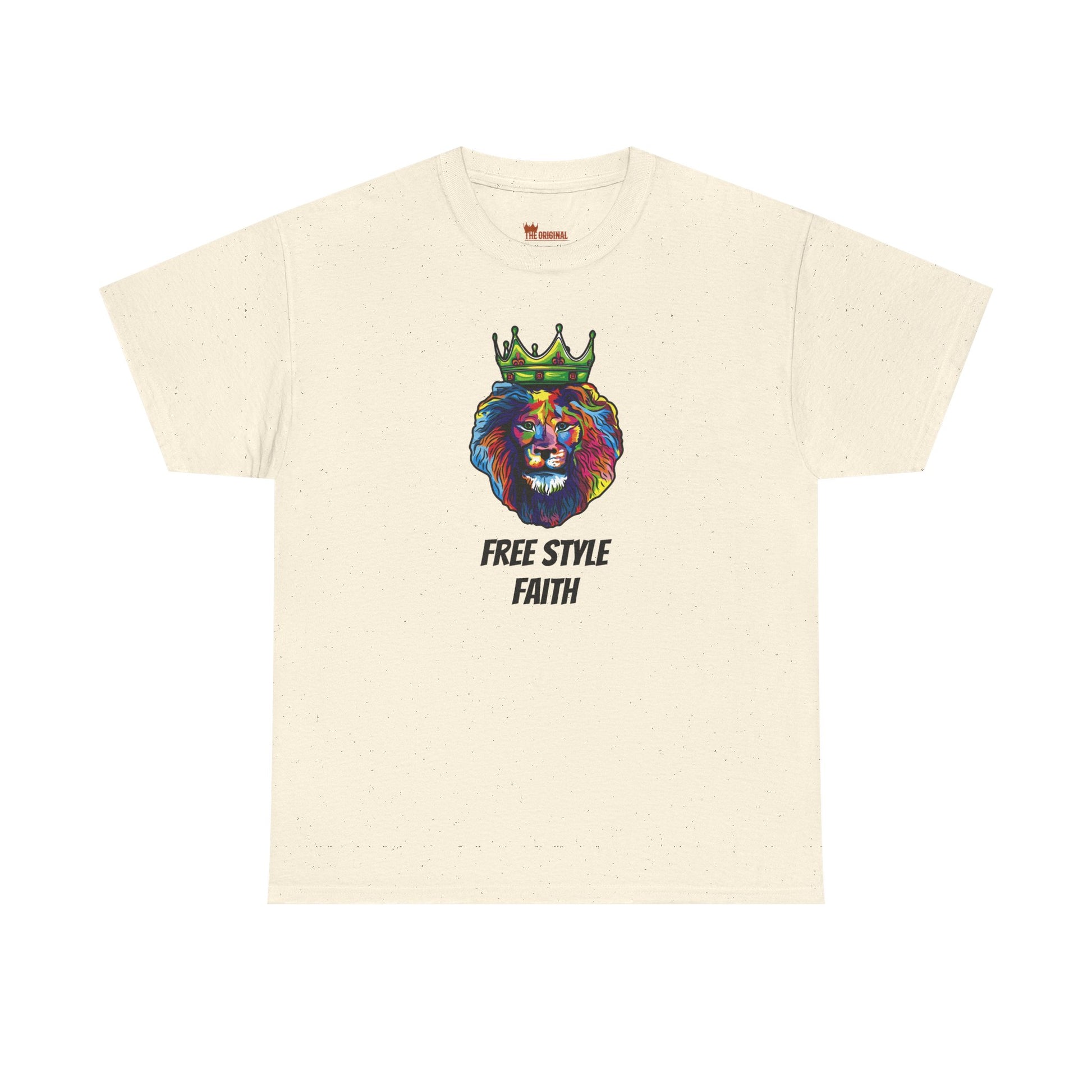 FREE STYLE FAITH med COLOR LION Custom kristen T-shirt – The Original – faithwear
