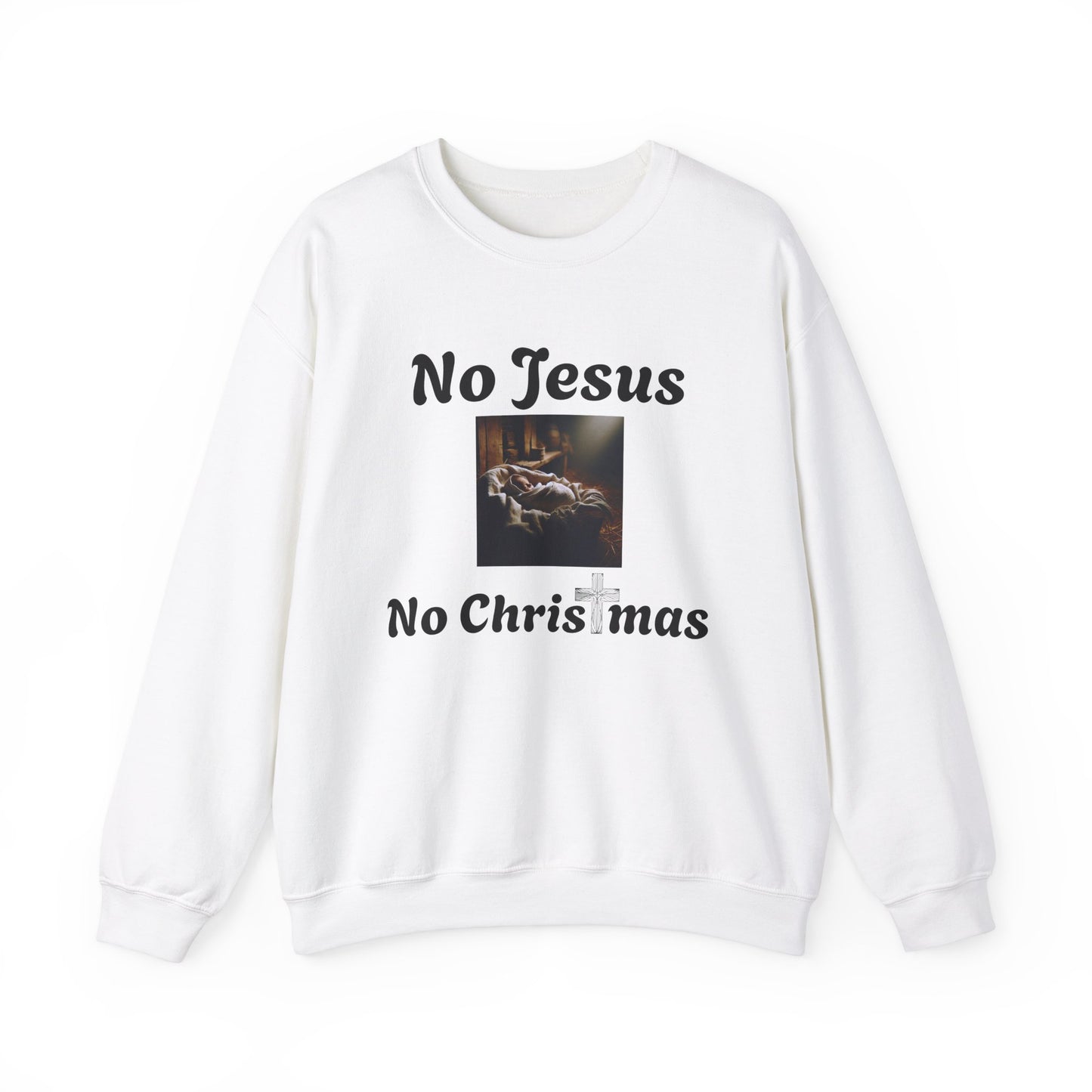 No Jesus No Christmas Crewneck Sweatshirt