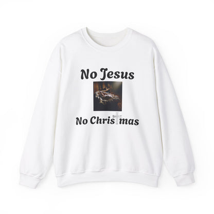 No Jesus No Christmas Crewneck Sweatshirt