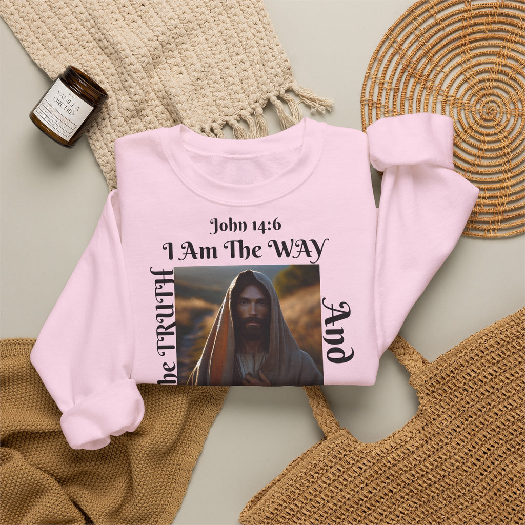 BOLD LINES: The Way Unisex Sweatshirt | The Original - faithwear - streetwear with purpose