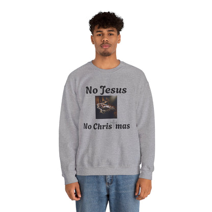 No Jesus No Christmas Crewneck Sweatshirt