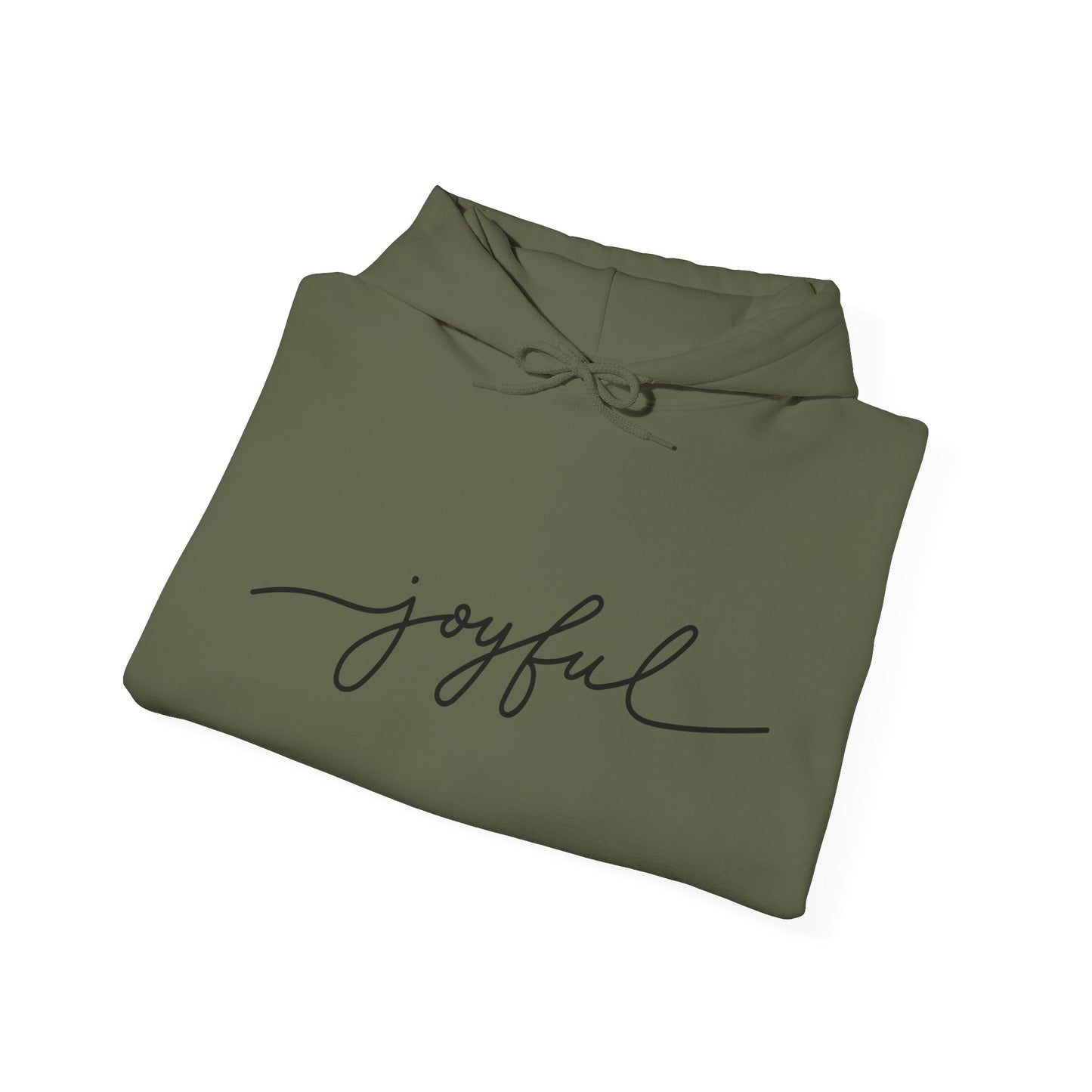 Joyful Hooded Sweatshirt - Comfy Casual Wear for Everyday Happiness