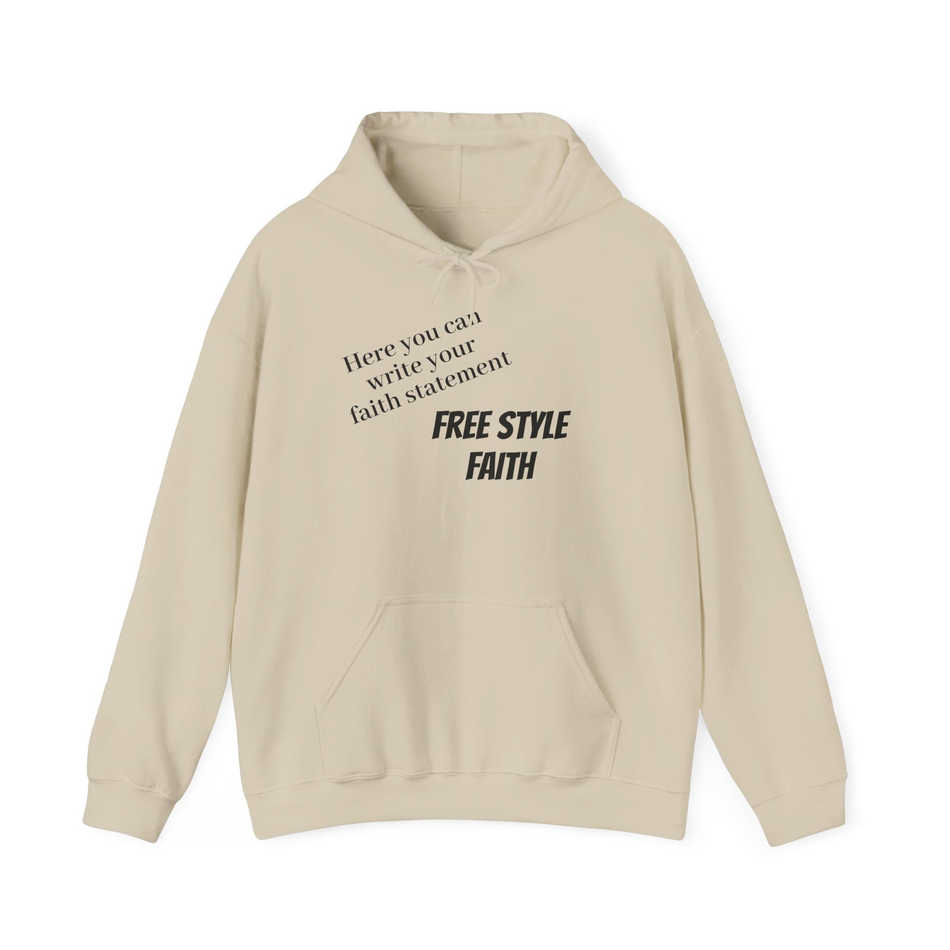 FREE STYLE FAITH Custom kristen Sweatshirt – The Original – faithwear – streetwear with purpose