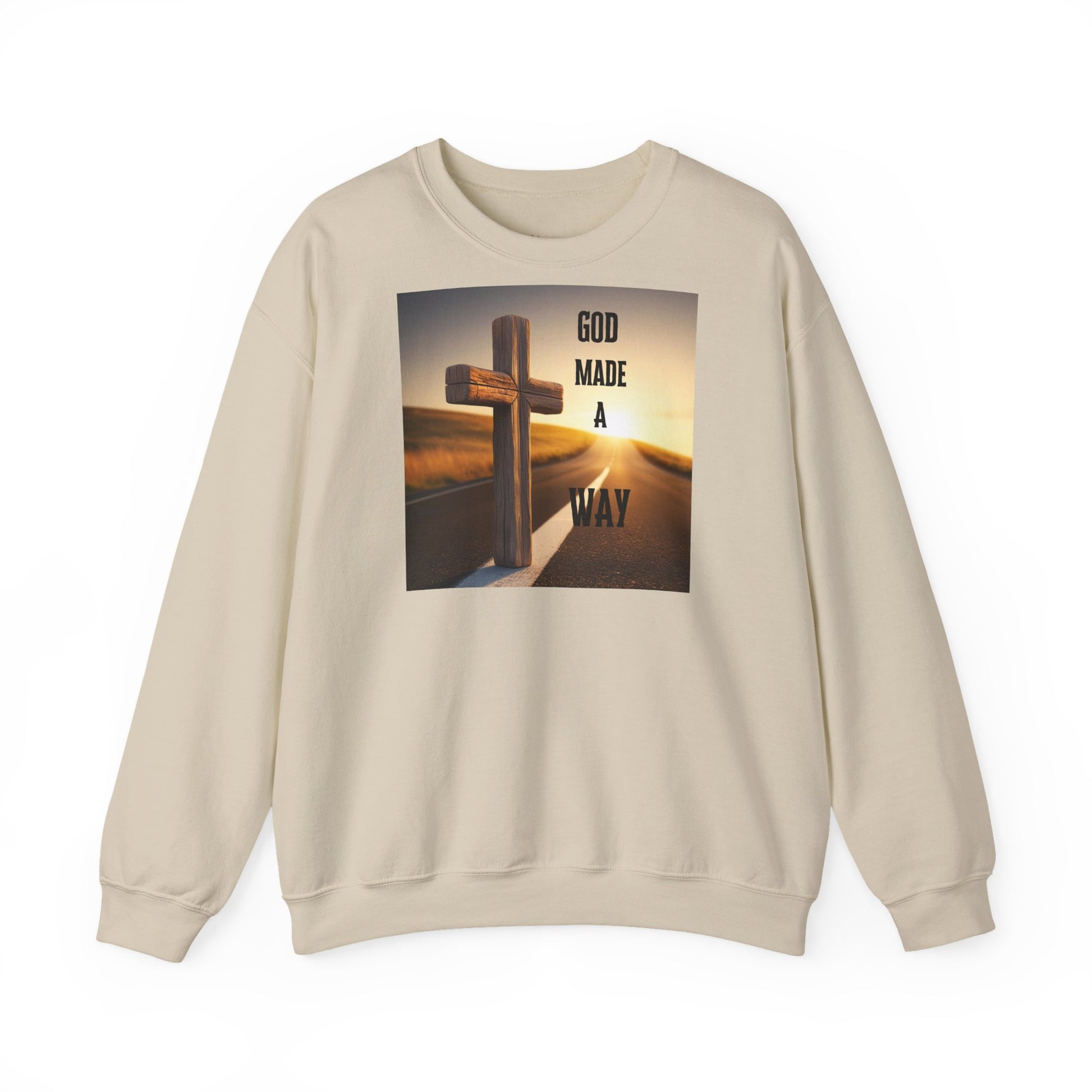 LÍNEAS ATREVIDAS – Sudadera cristiana unisex de cuello redondo | La original: ropa de fe con propósito