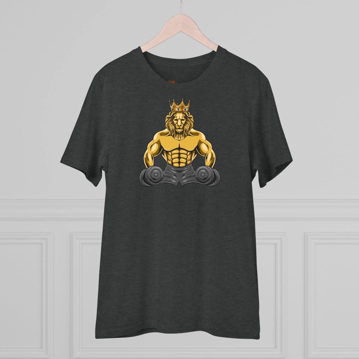 MUSCLE LION (loyal) Organic T-shirt