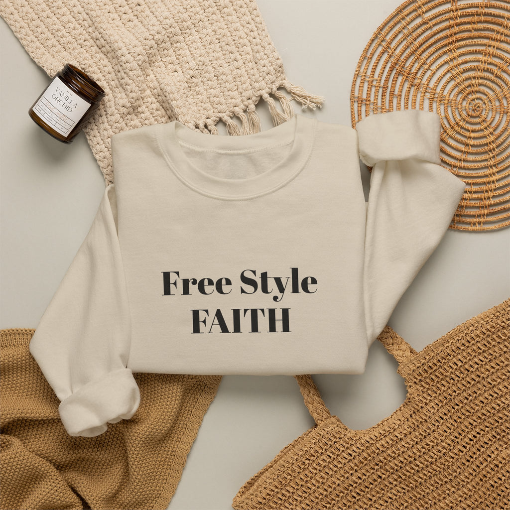 FREE STYLE FAITH Custom Kristen Sweatshirt – The Original – faithwear – streetwear with purpose