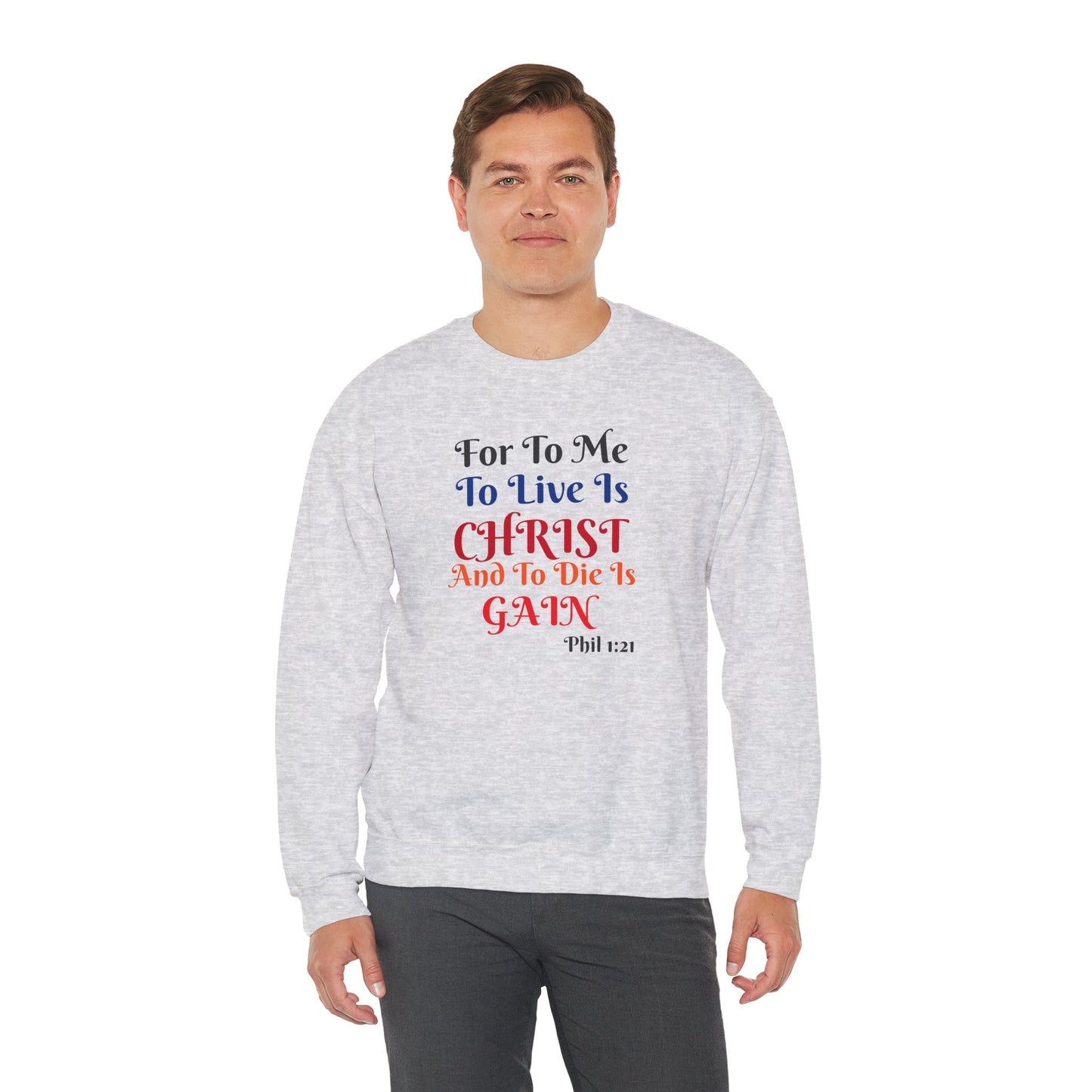 Born Again Christian Crewneck Sweatshirt - Unisex