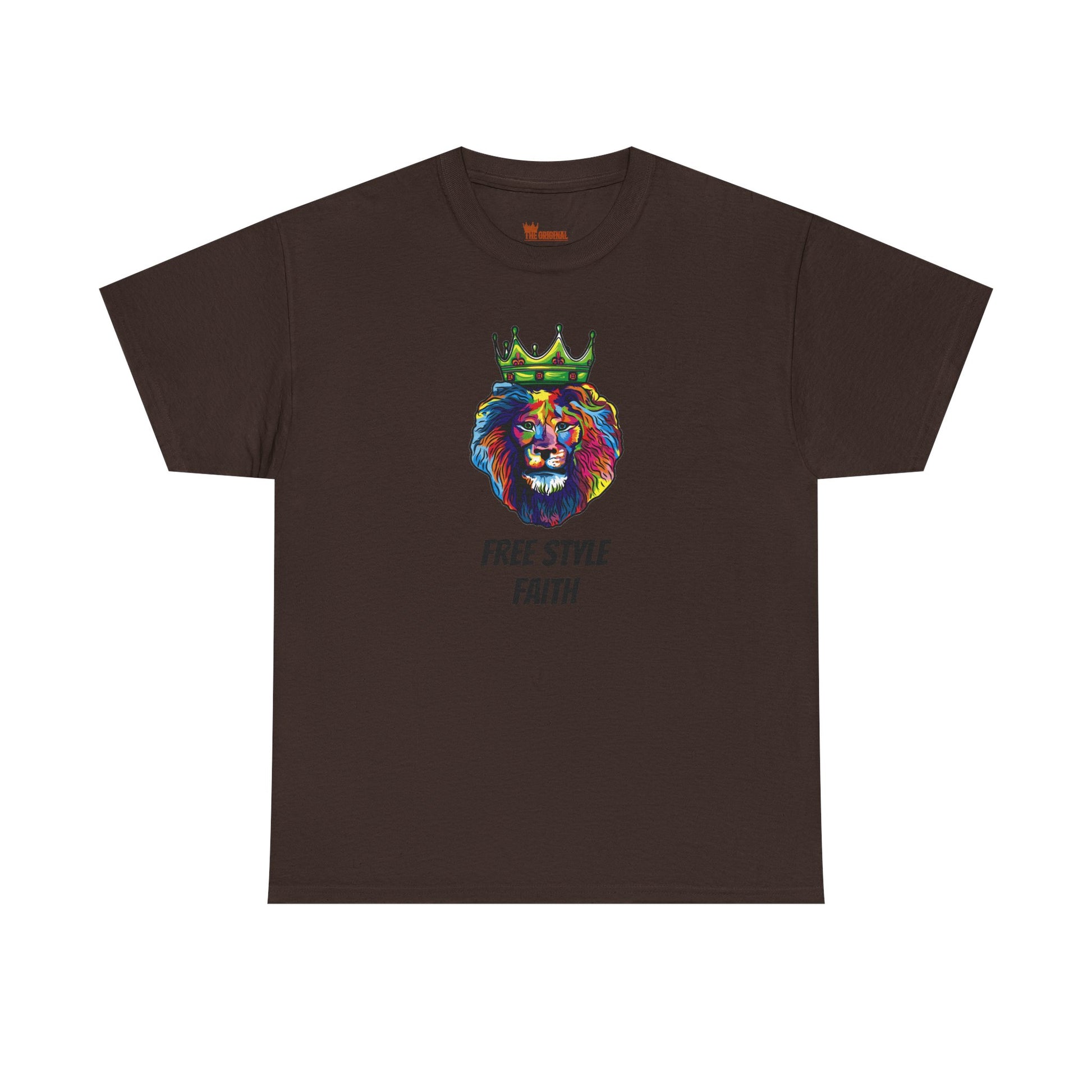 FREE STYLE FAITH med COLOR LION Custom kristen T-shirt – The Original – faithwear