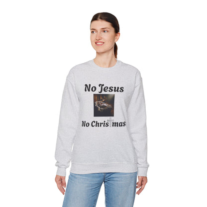 No Jesus No Christmas Crewneck Sweatshirt