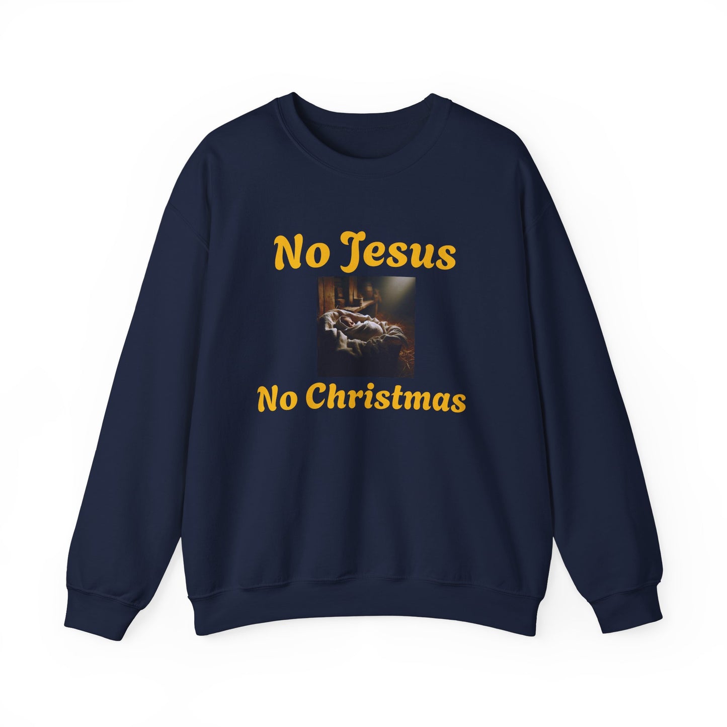 No Jesus No Christmas Crewneck Sweatshirt