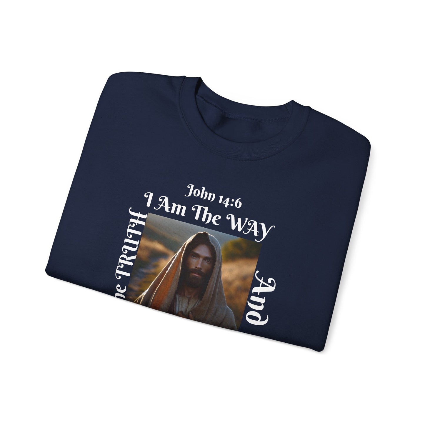 Born Again Christian Crewneck Sweatshirt - Unisex The way