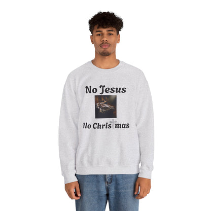 No Jesus No Christmas Crewneck Sweatshirt