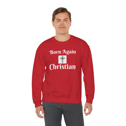 Born Again Christian Crewneck Sweatshirt - Unisex