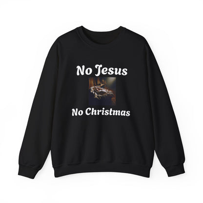 No Jesus No Christmas Crewneck Sweatshirt