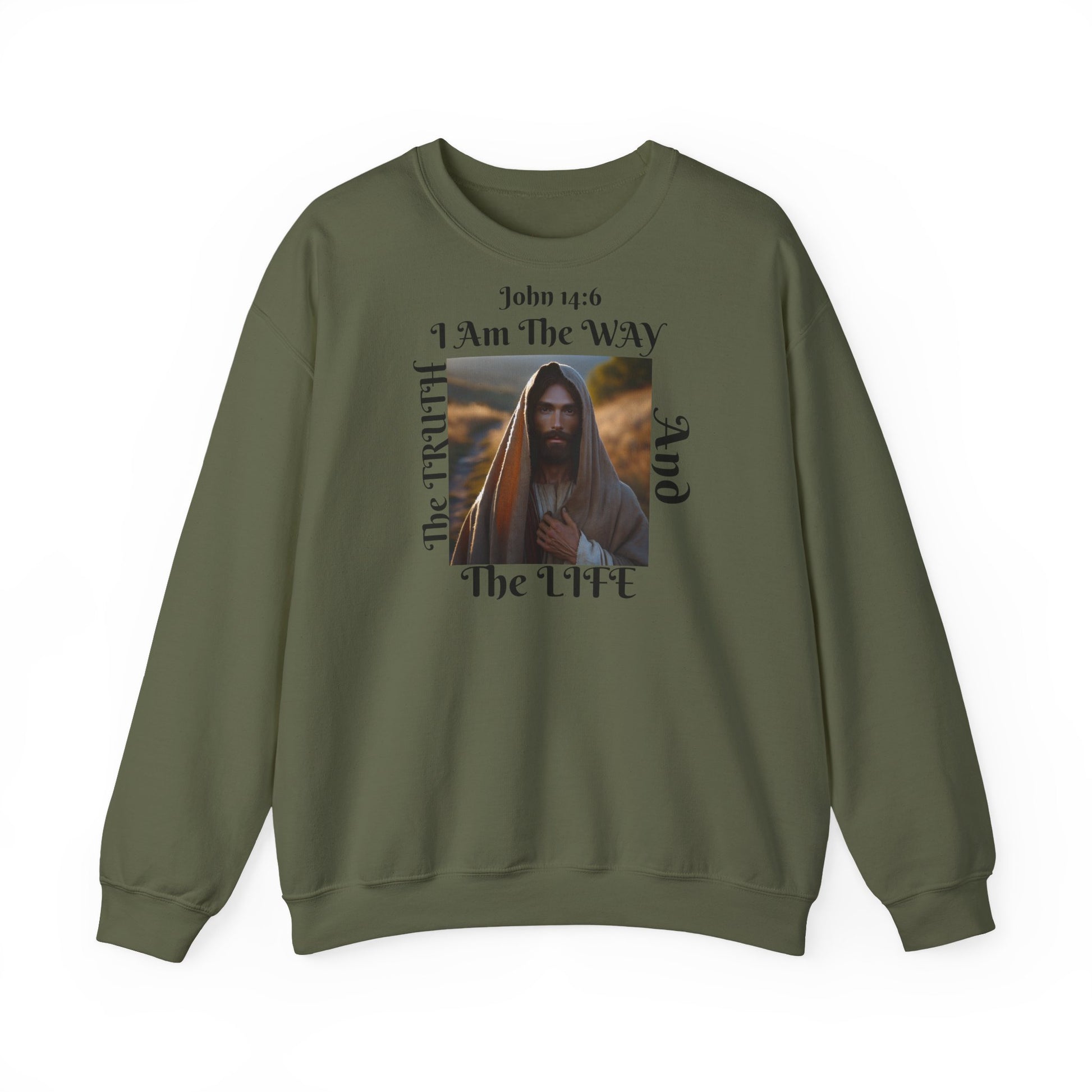 BOLD LINES: The Way Unisex Sweatshirt | The Original - faithwear - streetwear with purpose