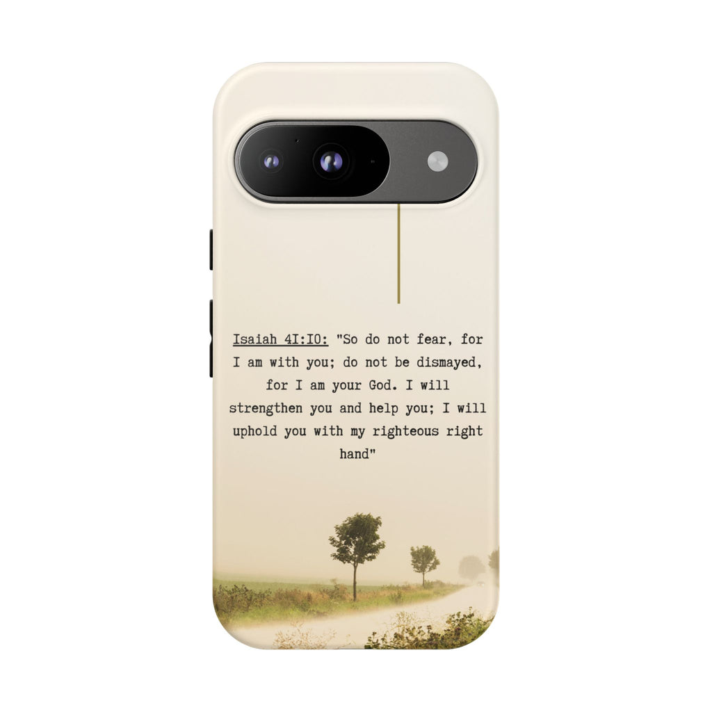 Christian Cross Phone Case with Isaiah 41:10 —The Original, Inspirational Protective iPhone Cover