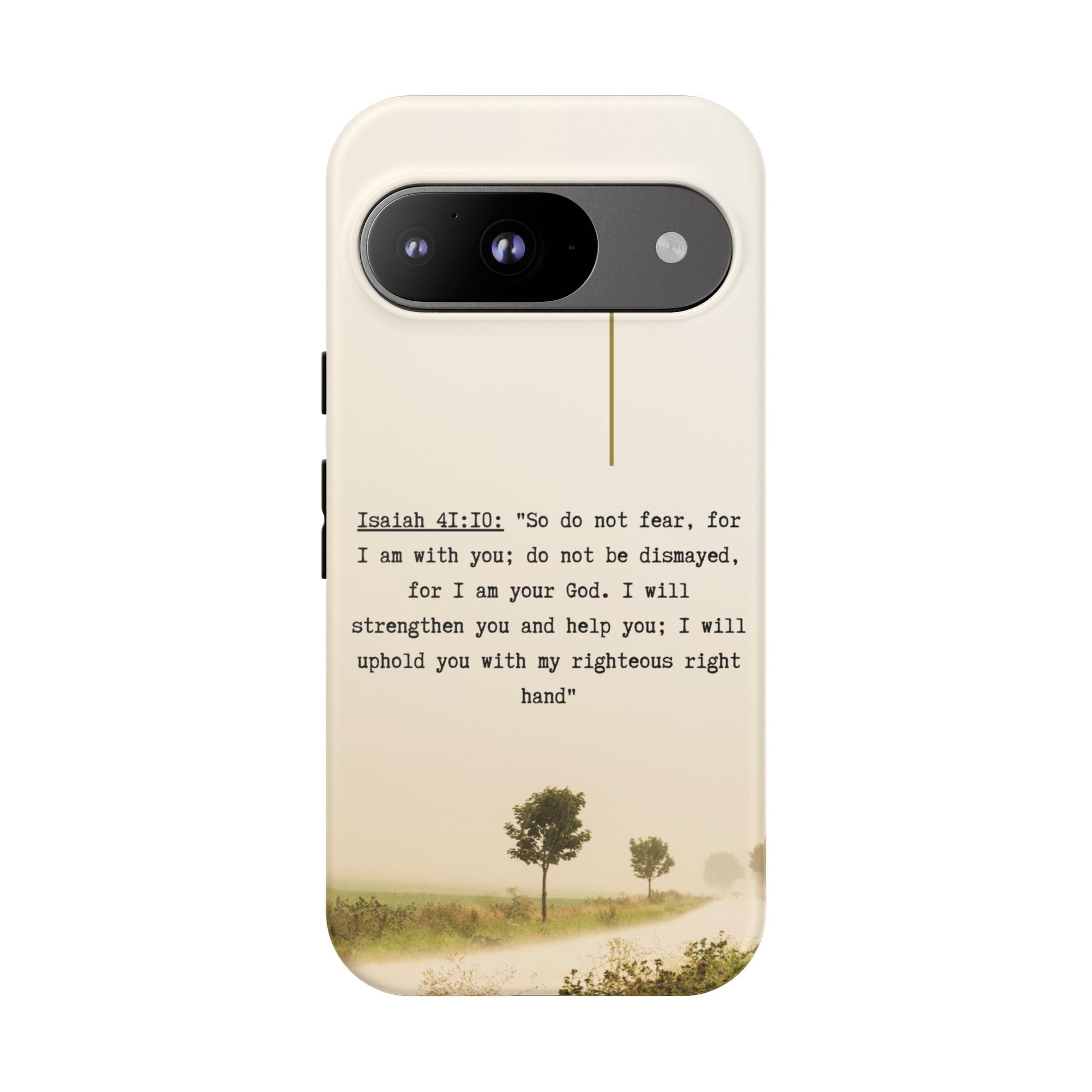 Christian Cross Phone Case with Isaiah 41:10 —The Original, Inspirational Protective iPhone Cover