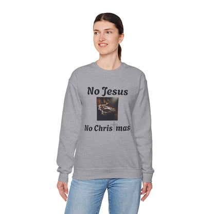 No Jesus No Christmas Crewneck Sweatshirt