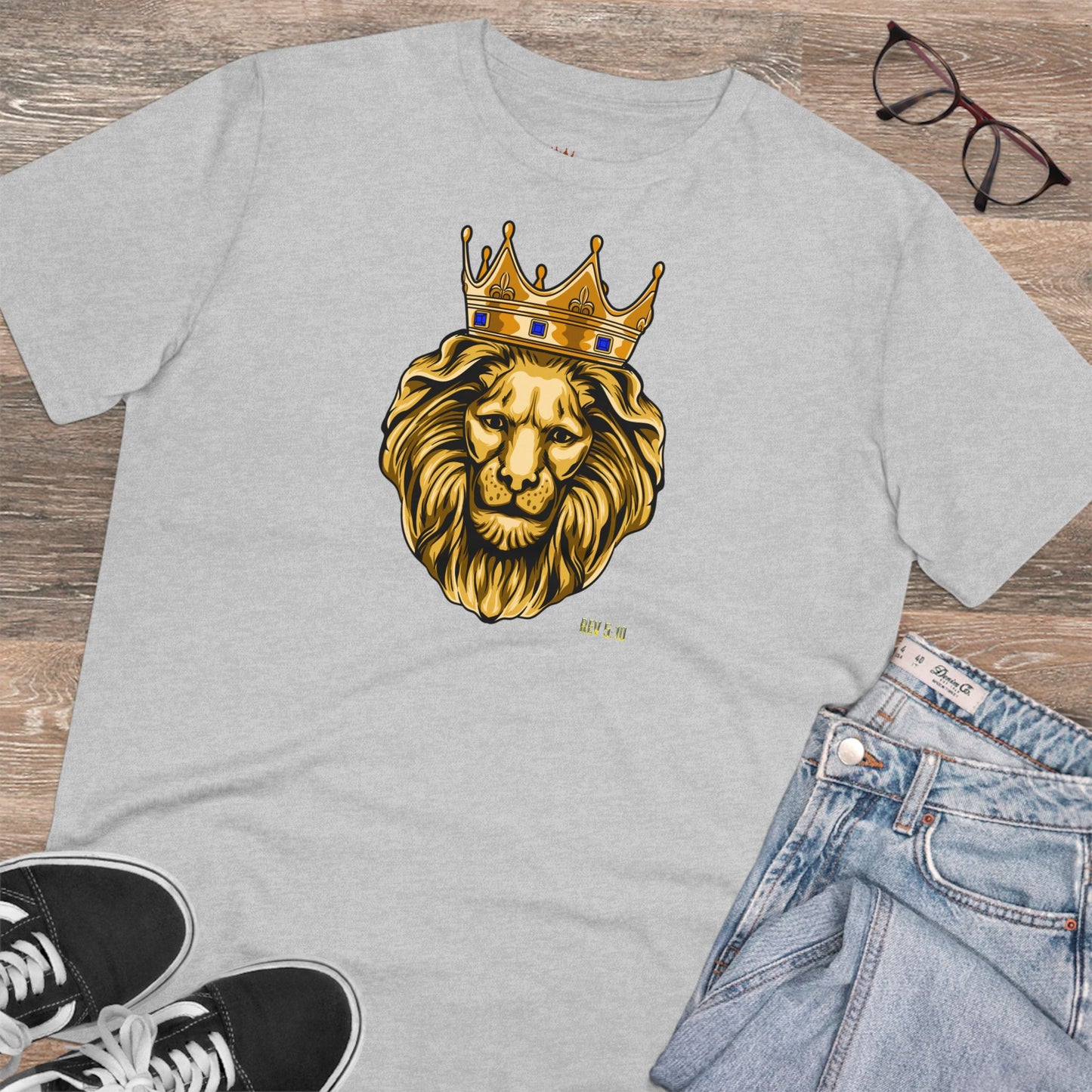 Camiseta orgánica LEÓN DE ORO