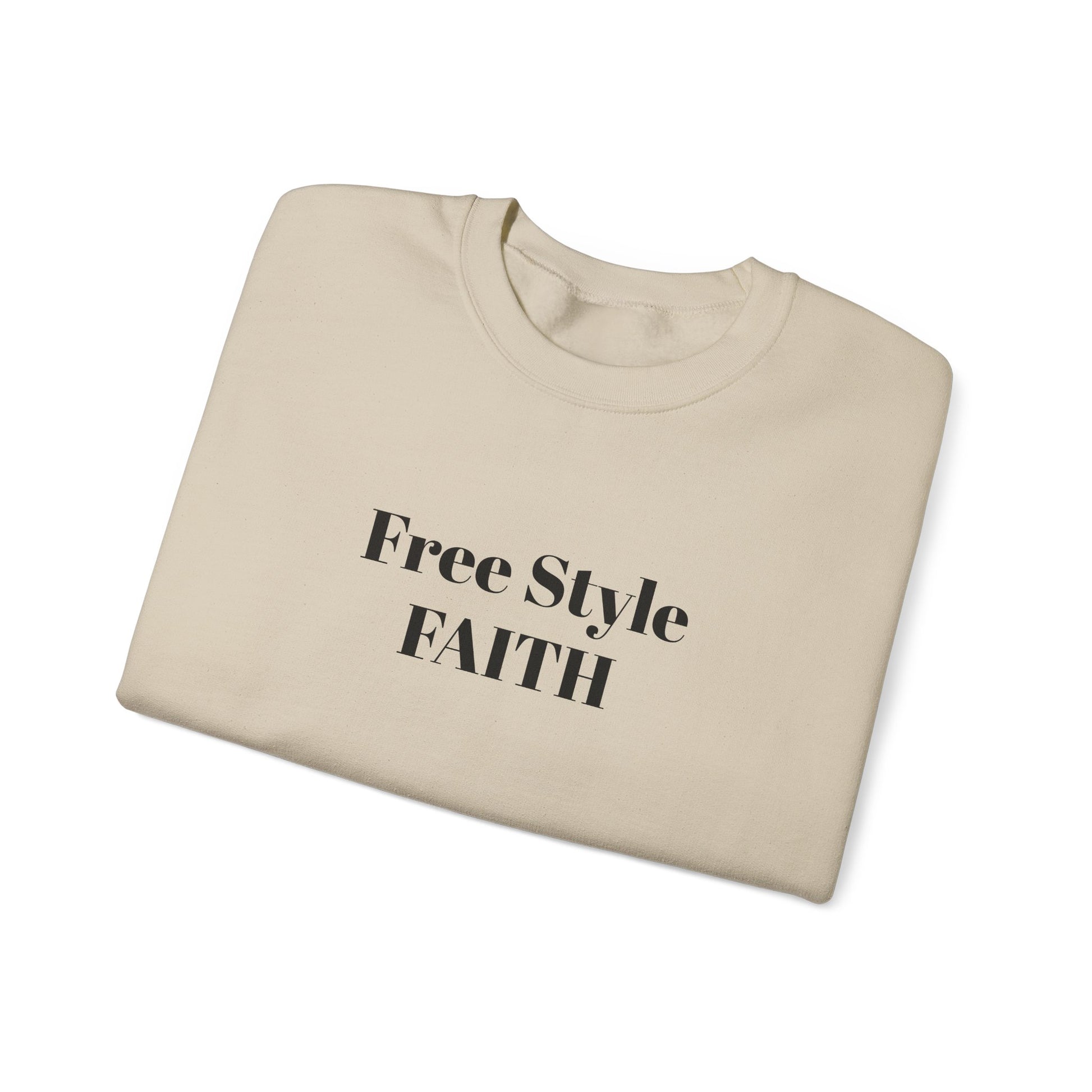 FREE STYLE FAITH Custom Kristen Sweatshirt – The Original – faithwear – streetwear with purpose