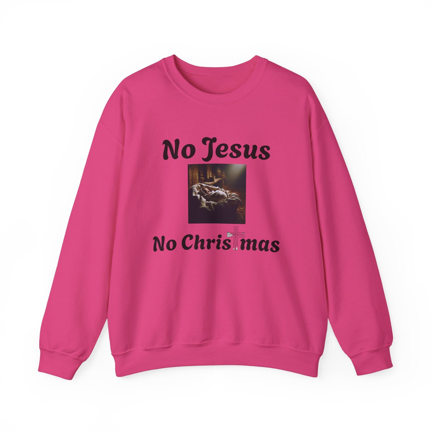 No Jesus No Christmas Crewneck Sweatshirt