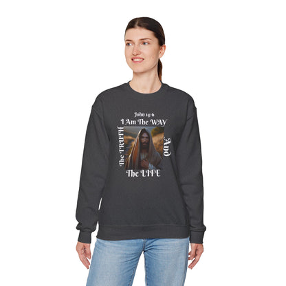 Born Again Christian Crewneck Sweatshirt - Unisex The way